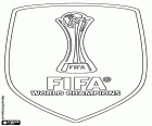L'emblème sur la chemise du vainqueur, club ou équipe nationale. Emblème pour le champion du monde de la FIFA jusqu'à la prochaine édition du Championnat du monde. FIFA World Champions
