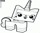 Unikitty est un chat avec une corne de Licorne, personnage du film Lego
