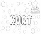 Kurt, diminutif et variant de masculin nom allemand, Konrad et Kunibert