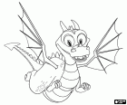 Squirt est un petit dragon, un ami de Mike le chevalier
