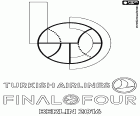 Le logo de Final Four Berlin 2016 Euroligue de basket-ball. Du 13 au 15 mai 2016 dans Mercedes-Benz Arena, Berlin, Allemagne. Matchs de demi-finales sont Fenerbahce d'Istanbul contre Kutxa Laboral de Vitoria - Gasteiz et le CSKA Moscou contre le Lokomotiv Kuban