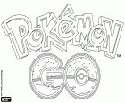 Le logo de Pokémon GO, le jeu vidéo d’aventure basé sur la réalité augmentée. C’est un jeu free-to-play pour iOS et Android. Le jeu consiste à rechercher et capturer les Pokemons que l'on retrouve cachées dans le monde réel