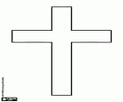 La Croix chrétienne est le symbole du christianisme principal et le plus populaire. Le Crucifix de la tradition chrétienne est une croix latine