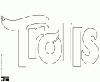 Trolls, le logo original en anglais du film d’animation de DreamWorks, Les trolls