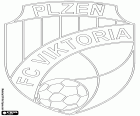 Logo du FC Viktoria Plzeň, club de football de la ville de Pilsen, République tchèque