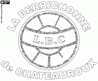 Logo de La Berrichonne de Châteauroux, LB Châteauroux, club de sport basé à Châteauroux, ville du centre de la France