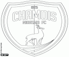 Emblème du Chamois Niortais FC Football Club, connu comme Les Chamois, club de football de Niort, ville de Deux-Sèvres, dans le Centre-ouest de la France