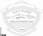 Insigne de Kayseri Erciyesspor Kulübü, club basé à Kayseri, grande ville en Anatolie centrale, Turquie