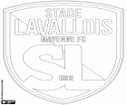 Emblème du Stade Lavallois Mayenne Football Club, club de football de Laval, ville de l’ouest de la France et le chef-lieu du département de Mayenne