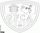 Emblème du Gazelec Football Club Ajaccio, club de football ayant son siège à Ajaccio, chef-lieu du département français de la Corse du Sud dans l’île de Corse