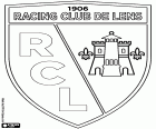 Logo du Racing Club de Lens, club de football de Lens, ville du Pas-de-Calais dans le nord de la France