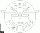 Logo de Adana Demir Spor Kulübü, Adana Demirspor, club sportif d’Adana, capitale de la province du même nom, grande ville avec port fluvial dans le sud de l’Anatolie. Adana est la cinquième la plus populeuse ville de Turquie, situé près de la mer Méditerranée