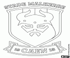 Logo du Stade Malherbe Caen, club de football de Caen, ville du Nord-Ouest de la France, chef-lieu du département du Calvados en Normandie