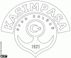Logo de Kasımpaşa Spor Kulübü, club de sport dont le siège est à Kasımpaşa, un quartier dans la partie européenne d’Istanbul, la ville la plus peuplée de Turquie