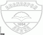 Emblème de Adana Spor Kulübü, Adanaspor, club de football basé à Adana, grande ville du sud de l’Anatolie et la capitale de la province d’Adana