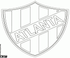 Insigne du Club Atlético Atlanta, club sportif de Buenos Aires, situé dans le quartier de Villa Crespo, avec le surnom de Los Bohemios, les bohémiens