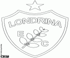 Bouclier de Londrina Esporte Clube, club de football de la ville de Londrina, dans l’état du Paraná, dans la région sud du Brésil
