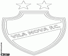 Logo de Vila Nova Futebol Clube, club de football basé dans la ville de Goiânia, la capitale de l’état de Goiás dans la région Centre-ouest du Brésil