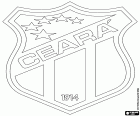 Logo de Ceará Sporting Club, club de football de Fortaleza, ville touristique dans la région du nord-est et la capitale de l’état de Ceará au Brésil