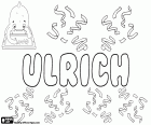 Ulrich, nom masculin d’origine germanique utilisée en allemand, français et néerlandais. Ulrich dérive de l’ancien nom germanique Odalric ou Uodalrich
