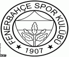 Insigne de Fenerbahçe Spor Kulübü, club omnisports basé à Kadiköy, un quartier dans la partie asiatique d’Istanbul, avec la côte sur la mer de Marmara