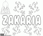 Zakaria, nom pour garçon en islandais et des transcriptions du nom en géorgien et en arabe, variante de Zakariyya et Zakariya