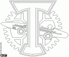 Logo de FK Torpedo Moscou, club de football basé dans la ville fédérale de Moscou, la capitale de la Russie. Futbolnyĭ Klub Torpedo Moskva, premier nom translitéré