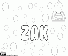 Zak, variante de Zac, Zack et Zach, nom pour garçon en anglais, diminutifs du nom d’origine hébraïque comme Zacharie ou Zachary, un prénom masculin populaire à Malte