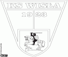 Emblème du Klub Sportowy Wisła Puławy, club de football ayant son siège à Puławy, ville située à la confluence des rivières Wisła et Kurowka dans la voïvodie de Lublin, à l’est de la Pologne