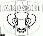 Insigne du Football Club Dordrecht, club de football basé à Dordrecht, ville de la province de Hollande-méridionale, dans la partie occidentale du pays