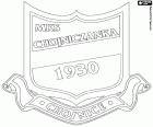 Bouclier de MKS Chojniczanka Chojnice, Miejski Klub Sportowy Chojniczanka Chojnice, club basé à Chojnice, ville au nord de la Pologne, capitale du comté homonyme dans la voïvodie de Poméranie
