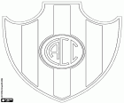 Emblème du Club Atlético Central Córdoba, connu sous le surnom de Los Ferroviarios, les cheminots, club de football basé à Santiago del Estero, ville dans le nord de l’Argentine et la capitale de la province de Santiago del Estero
