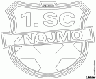 Insigne de la 1. SC Znojmo FK, 1. Sport Club Znojmo Fotbalový klub, club de football dont le siège est à Znojmo, ville proche de la frontière avec l’Autriche dans le sud-est de la République tchèque, situé à 55 km de Brno dans la Moravie du Sud
