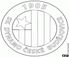Insigne du SK Dynamo Česke Budějovice, Sportovní klub Dynamo České Budějovice, club de football basé à Česke Budějovice, ville dans le sud de la République tchèque et la capitale de la région de Bohême du Sud