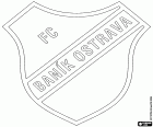 Bouclier de FC Baník Ostrava, club de football basé dans le district de Slezská dans la ville d’Ostrava, la troisième plus grande ville du pays et la capitale de la région de Moravie-Silésie, dans le nord-est de la République tchèque