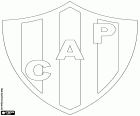 Emblème du Club Atlético Patronato de la Juventud Católica, appelée Patronato, club de football basé à Paraná, ville sur la rive du fleuve Paraná, dans le centre à l’est de l’Argentine et la capitale de la province Entre Ríos
