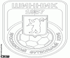 Logo du FK Chinnik Iaroslavl, club de football basé à Iaroslavl, ville sur les rives de la Volga, située à 250 km au nord-est de Moscou et la capitale de l’Oblast d’Iaroslavl. La vieille ville de Iaroslavl est un Site du patrimoine mondial