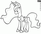 Princesse Luna, la princesse de la lune est la sœur cadette de la princesse Celestia, un poney Licorne ailée. Mon petit poney, My Little Pony