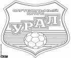 Logo de FK Oural, club de football basé à Ekaterinbourg, ville asiatique de la Russie centrale et capitale du District fédéral de l’Oural et de l’Oblast de Sverdlovsk