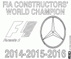 Mercedes F1 Team est le Triple Champion du monde de Constructeurs FIA 2014, 2015 et 2016, trois titres consécutifs de l’équipe de Mercedes. Dans le championnat de pilotes de F1 2016 continue la lutte jusqu'à le dernier Grand Prix d’Abu Dhabi pour la première position entre Nico Rosberg et Lewis Hamilton, les deux pilotes Mercedes