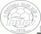 Emblème du FC Fastav Zlín, club de football basé à Zlín, ville sur les rives de la rivière Dřevnice et la capitale de la région de Zlín, dans l’est de la République tchèque