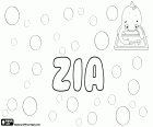 Zia, nom de diverses origines. Zia, nom d’origine arabe, utilisé pour les filles et plus généralement pour les garçons. Zia, variante de Zea, nom féminin et masculin d’origine latine