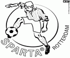 Emblème du Sparta Rotterdam, club de football basé à Rotterdam, importante ville portuaire située à l’ouest des pays-bas. Rotterdam est la ville la plus peuplée de la province de Hollande-méridionale