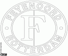 Bouclier de Feyenoord, club de football dont le siège est à Rotterdam, la ville avec plus d’habitants de la province de Hollande-méridionale, dans l’ouest des Pays-bas