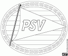 Insigne du PSV Eindhoven, Philips Sport Vereniging Eindhoven, club de sport et club de football basé à Eindhoven, la ville la plus peuplée de la province du Brabant-septentrional, dans le sud des pays-bas