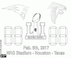 New England Patriots contre Atlanta Falcons, le Super Bowl de 2017 au Stade NRG à Houston, au Texas, le dimanche 5 février 2017