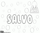 Salvo, variantes de Salvio et Salve, nom d’origine latine pour garçon, dérivé du nom Latin Salvus ou Salvius. Salvo est également un nom de famille