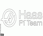 Le logo de Haas F1 Team, écurie de Formule 1