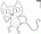 Me-Mow est un personnage de Adventure Time. Cette chatte est une meurtrière et une chasseuse de primes