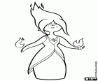 La dangereuse princesse du Royaume des Flammes, Phoebe, la princesse des Flammes, un personnage de Hora de Aventura, Adventure Time
